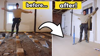 From Dirt Floors to New Floorboards  130 year old building Renovation