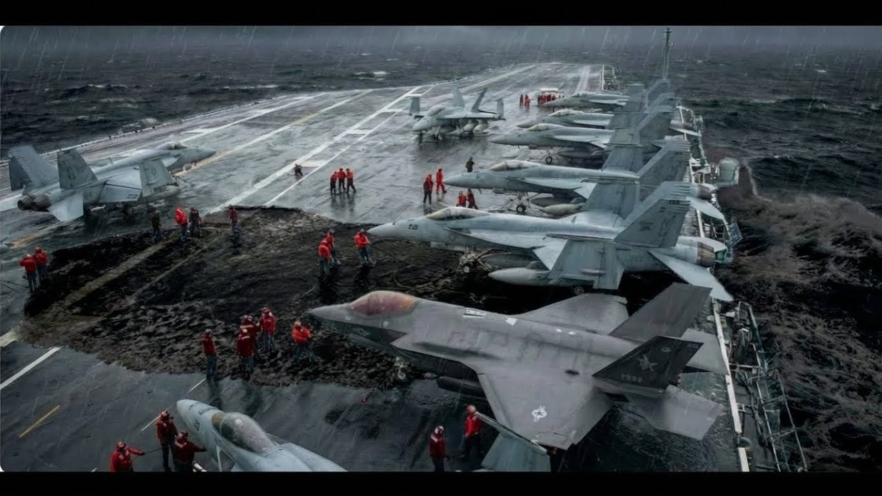 КАК АВИАНОСЦЫ ПЕРЕЖИВАЮТ СЕЗОН ШТОРМОВ, НЕ ТЕРЯЯ САМОЛЁТЫ СТОИМОСТЬЮ В МИЛЛИАРДЫ ДОЛЛАРОВ