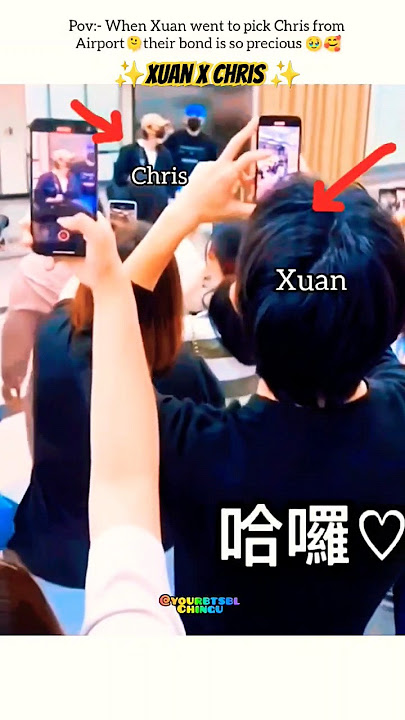 Aww!Xuan took time from his schedule to visit & pick Chris at airport😍🫂#blseries #shorts #taiwan#bl