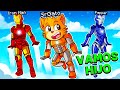 ¡ME CONVIERTO EN EL HIJO DE IRON MAN Y PEPPER! 😁 ✨ | SRGATO EN LA FAMILIA DE IRON MAN EN MINECRAFT