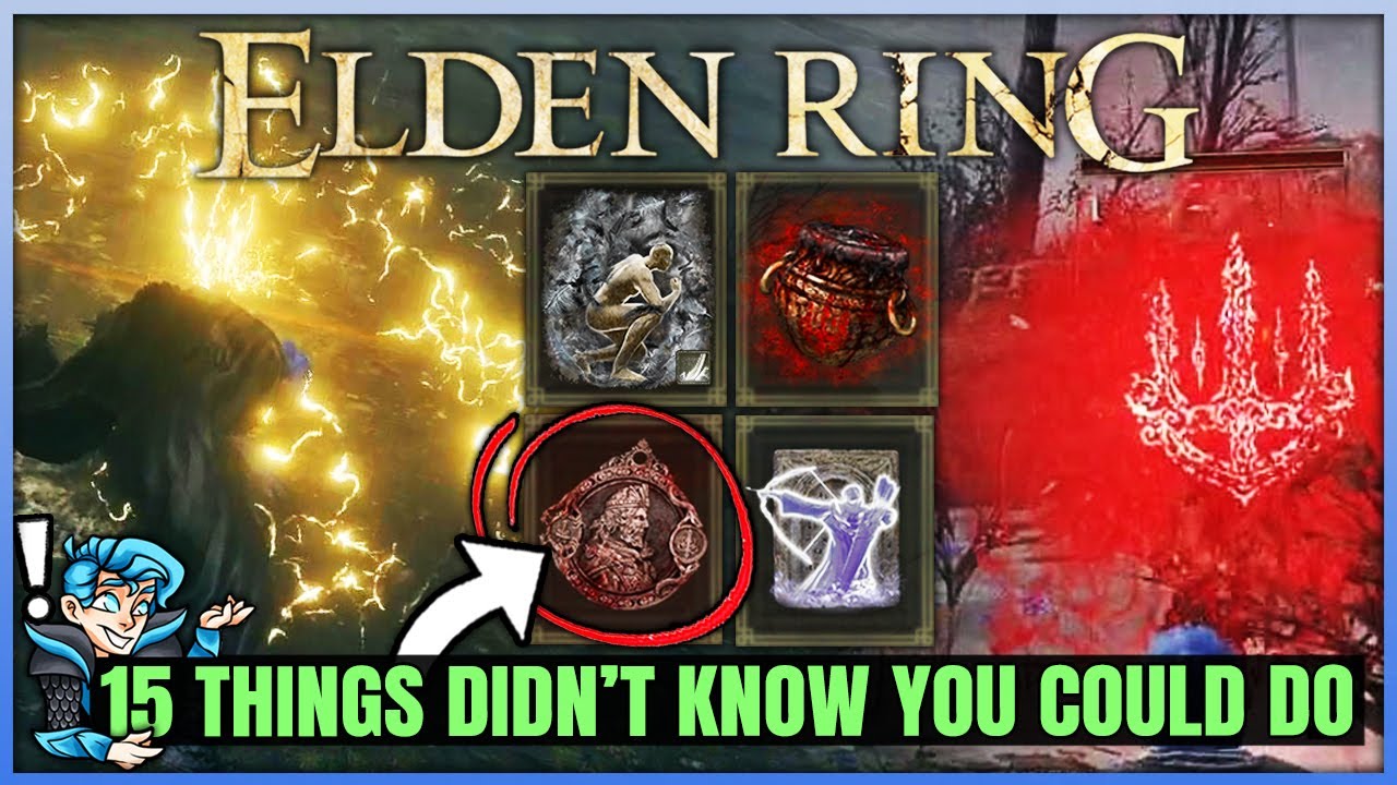 15 Secrets You Didn't Know About in Elden Ring - Hidden Ashes of War - Tips & Tricks & More!