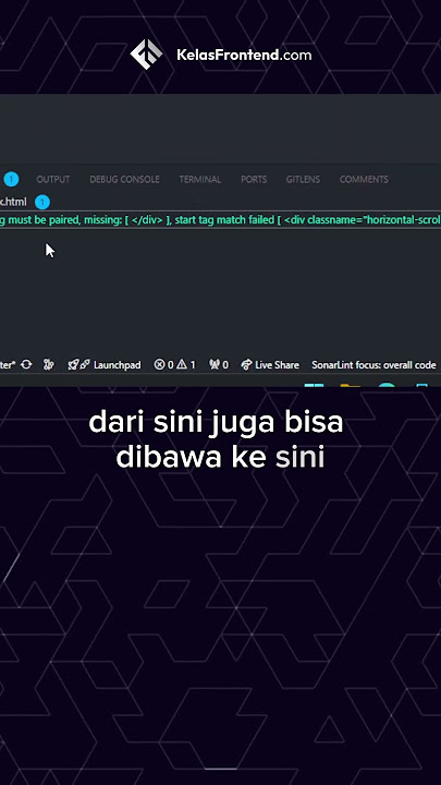 Siapa bilang HTML gak ada errornya 😂🙌#coding #tips #frontend #programming #html #website