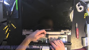 ALIENWARE M9700i-r1  take apart, disassembly, how-to video (nothing left) HD