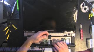 ALIENWARE M9700i-r1  take apart, disassembly, how-to video (nothing left) HD