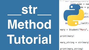 __str__ Method | Python Tutorial