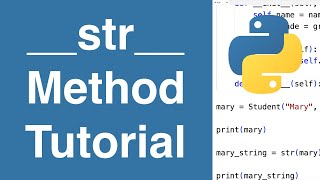 __str__ method | python tutorial