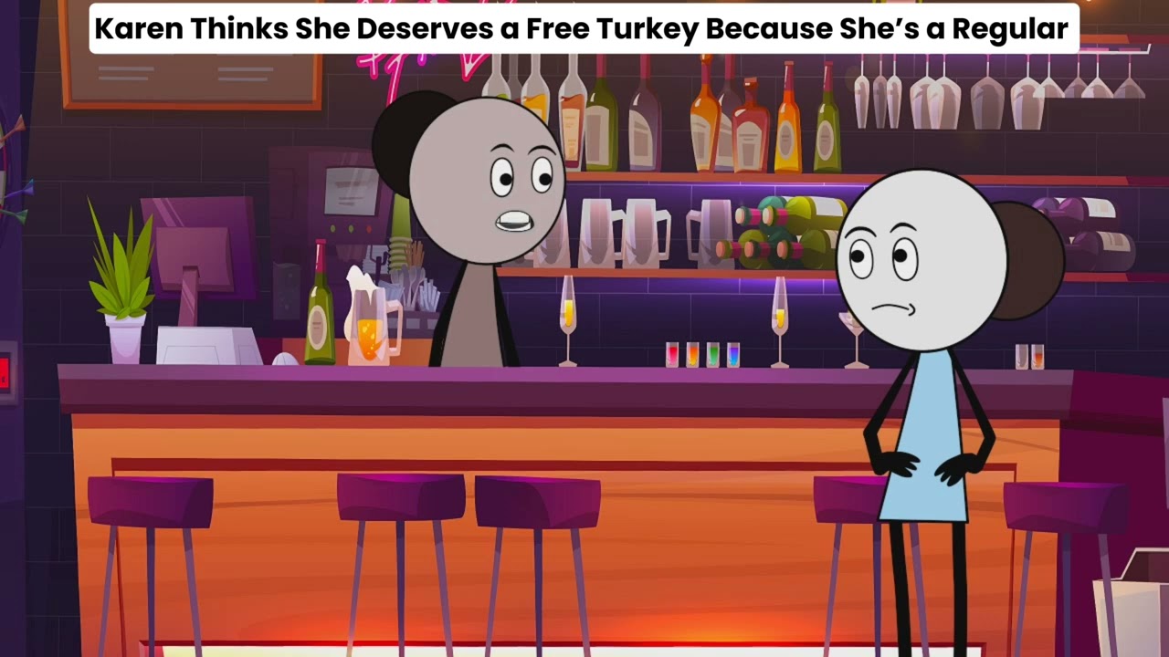 Карен думает, что заслуживает бесплатную индейку, потому что она постоянный клиент 🤣