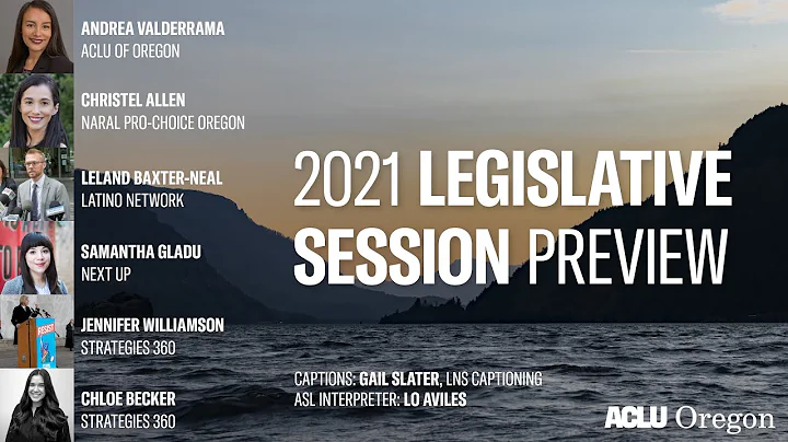 2021 Legislative Session preview webinar
