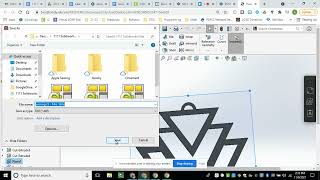 Saving as dxf file