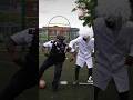 Insane skills from this police officer 😂 #footballl #police #shorts
