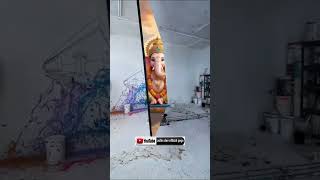 Happy Ganesh Chaturthnesha wing Photo🌺🌺 Ganesh Ji Painting#ganeshchaturthi#viralvideo#shorts