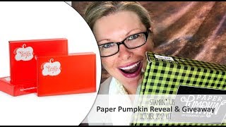 *Spoiler Alert* October 2017 Paper Pumpkin Kit Reveal and Giveaway