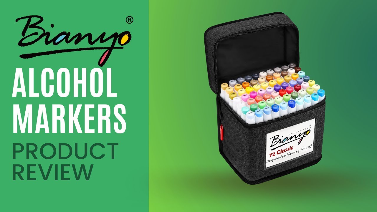 Bianyo Alcohol-based Dual Tip Art Markers Combine Set 72 