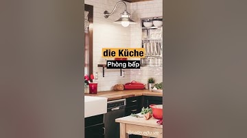 Các Phòng Trong Nhà Bằng Tiếng Đức