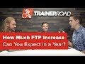 How much ftp increase can you expect in a year