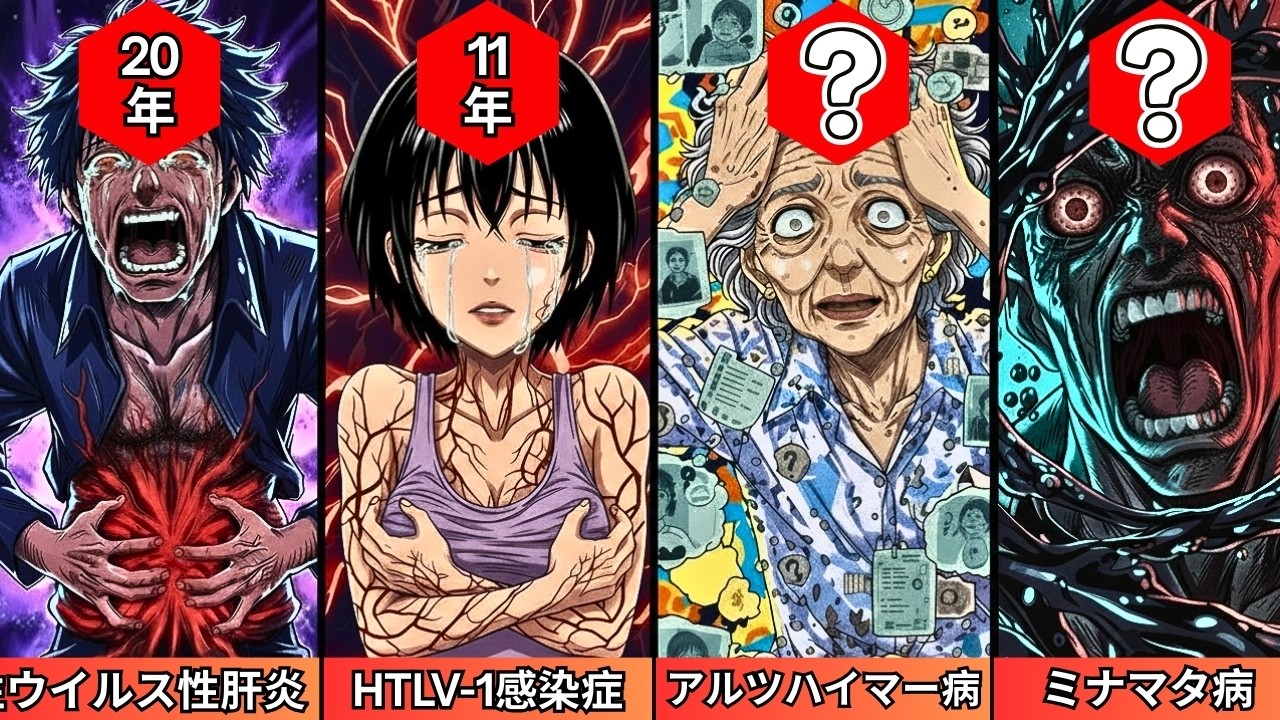 比較：不治の病でどれくらい生きられるか？