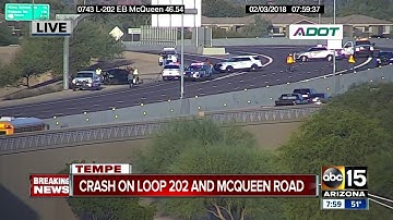 DPS: Possible wrong-way crash on Loop 202 Santan