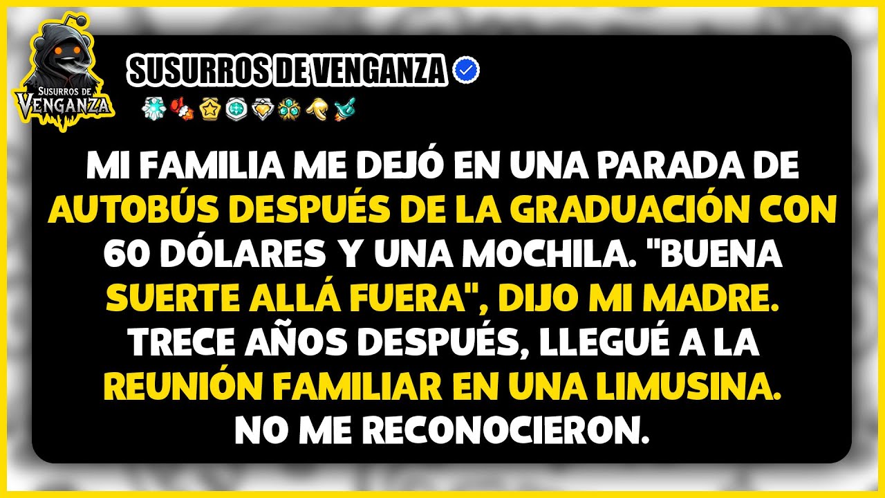 Мои родители бросили меня после того, как я окончил школу. Спустя годы я появился на их встрече в...