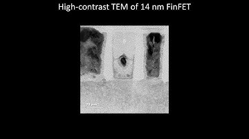 [Electronics] High-contrast TEM of 14 nm FinFET