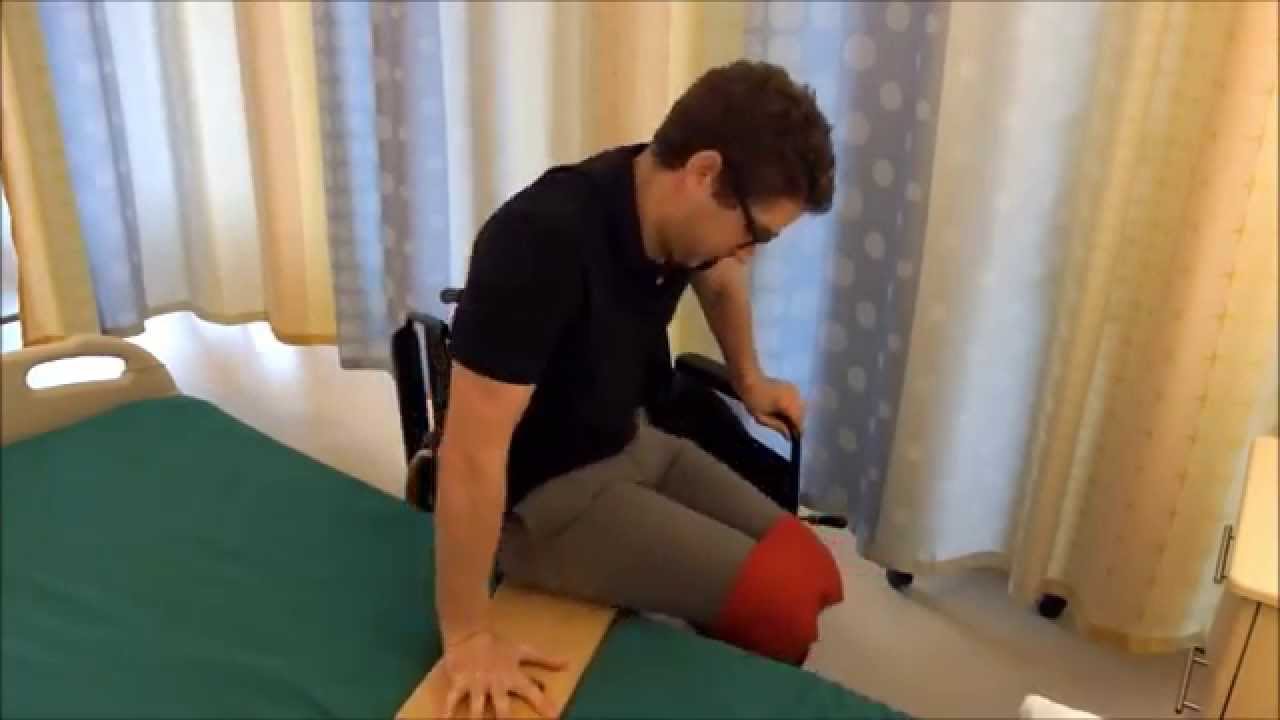 2x Amputee Sliding Board IND WC to Bed YouTube