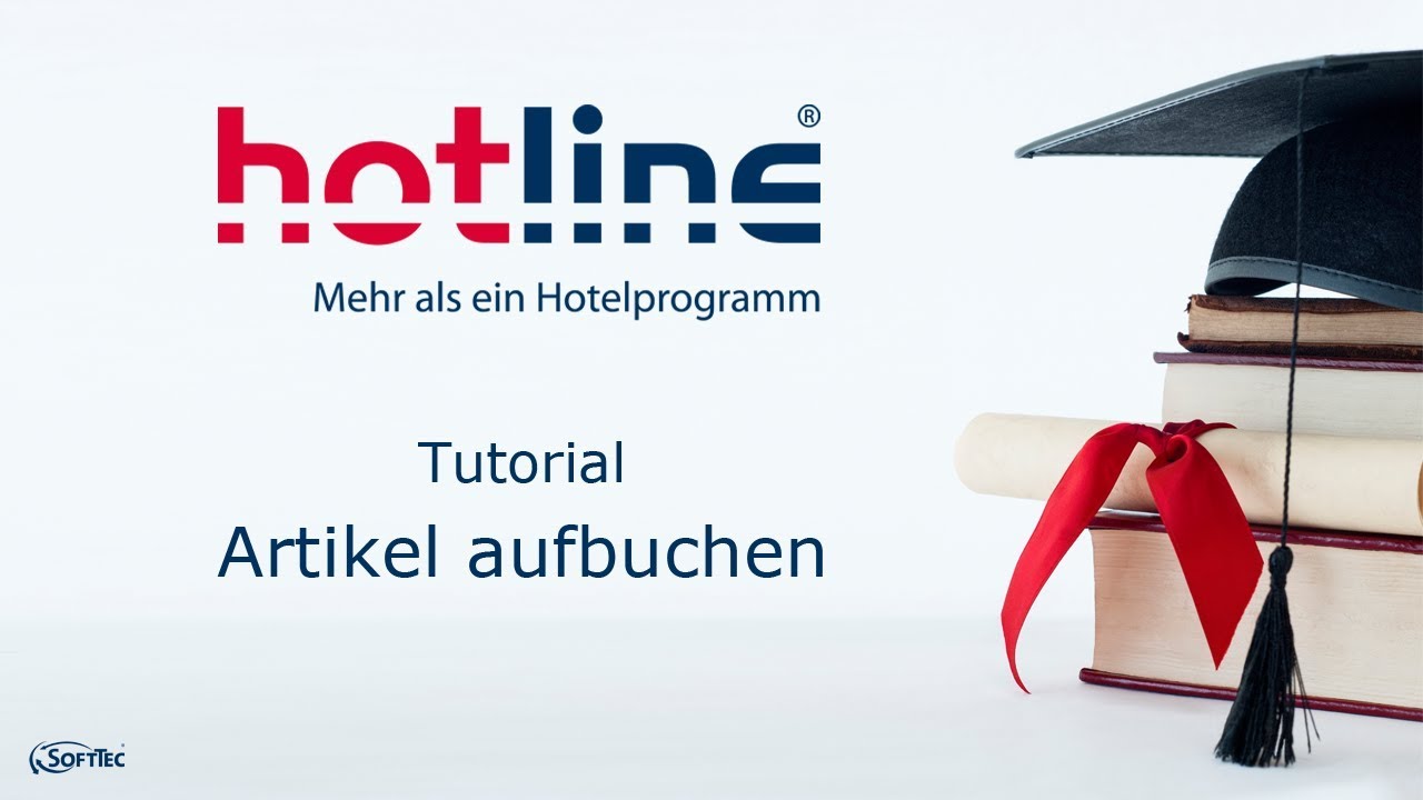 Tutorial: Artikel aufbuchen | hotline Hotelsoftware 
