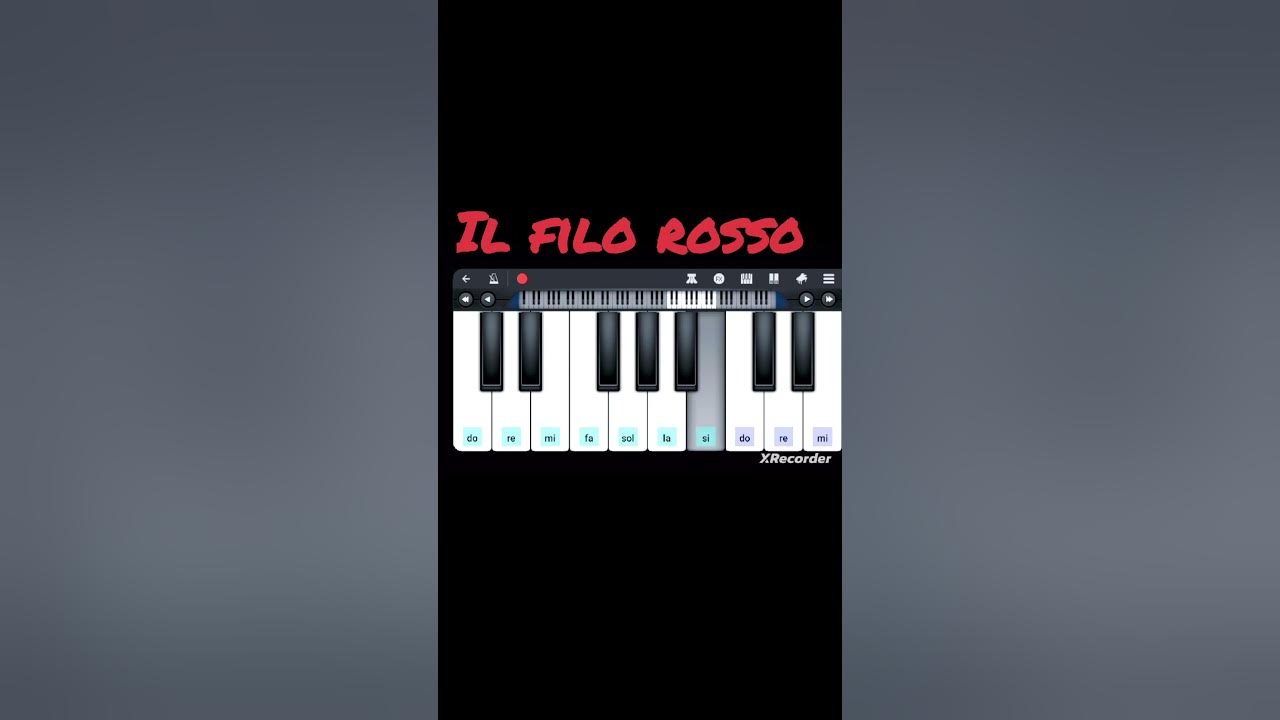Alfa Il filo rosso piano tutorial