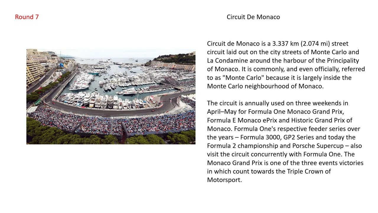 My Dream F1 Calendar