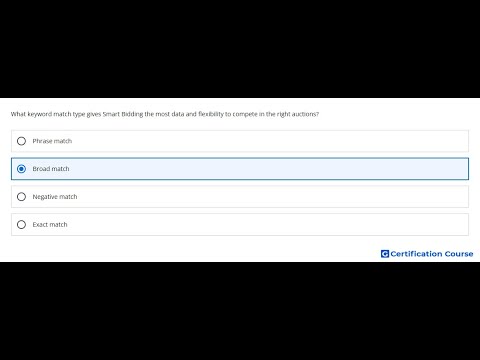 What keyword match type gives Smart Bidding the most data and flexibility to compete in the right au
