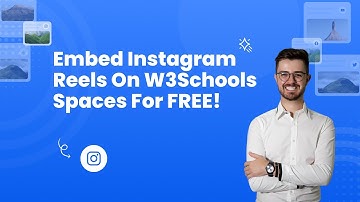 How to Embed Instagram Reels on W3Schools Spaces for FREE? #embed #instagram #w3 #free