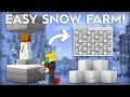 Minecraft Super Easy Snow Farm - 72,000 Per Hour!