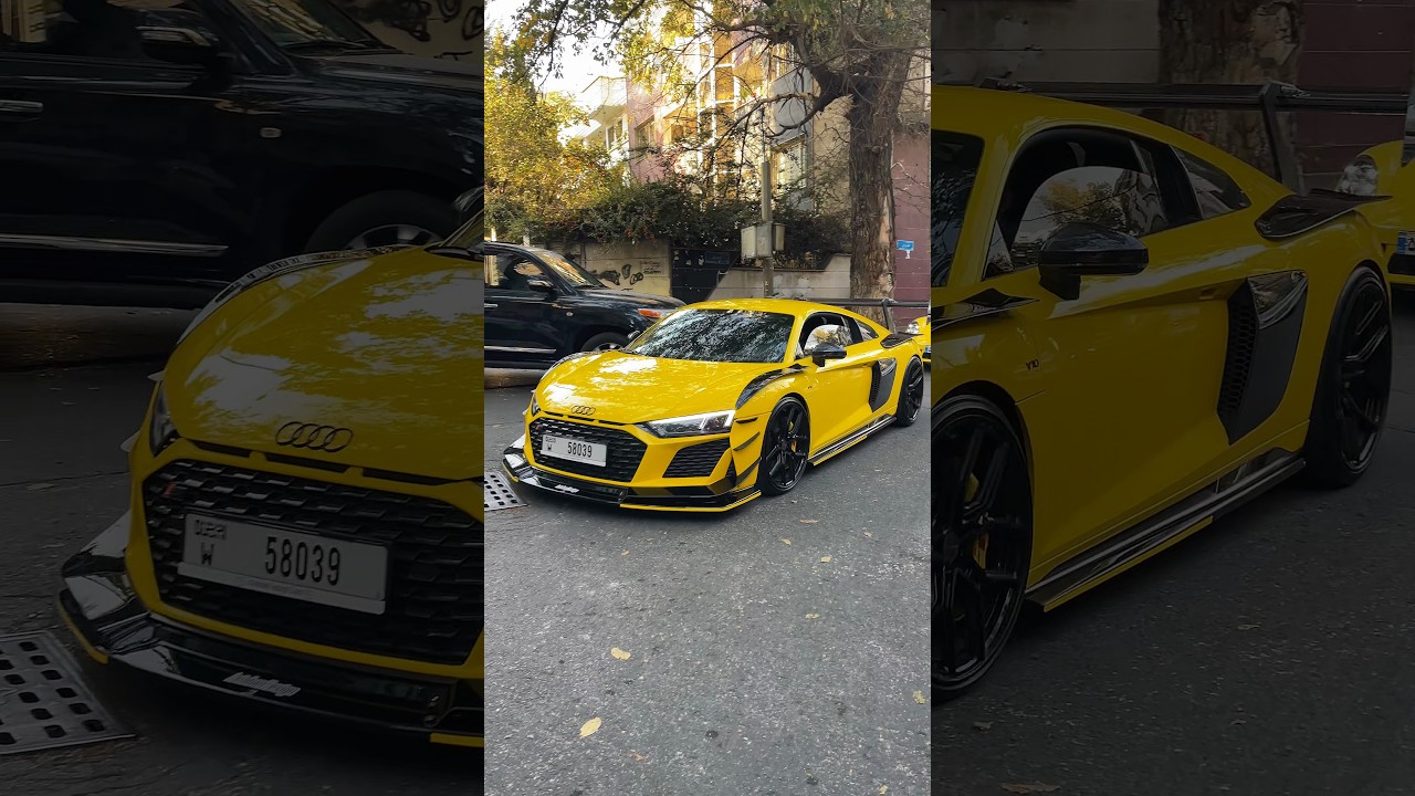 قبلش یا بعدش؟🔥#trending #car #cars #sports #shorts #audi #audir8 #tehran #tuning #iran