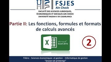 Informatique de gestion S4/ Excel: (Fonctions NB, NBVAL, NB.SI et NB.SI.ENS) Pr. Khalid BALAR