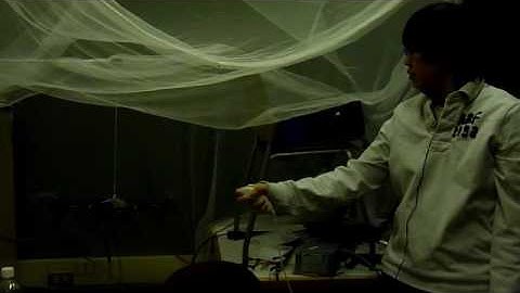 quadrotor controlled using Wii nun chuck