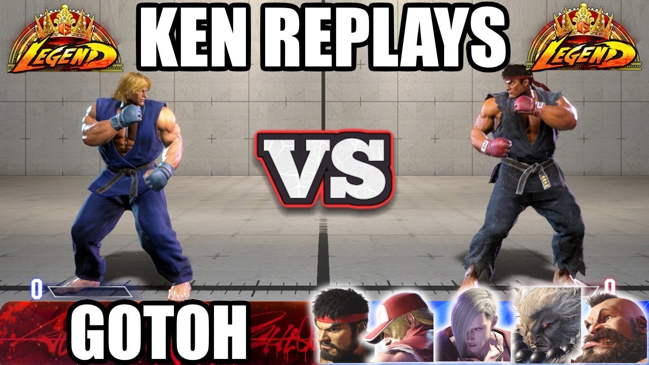 Street Fighter 6 - #1-й Кен Gotoh против соперников легендарного ранга