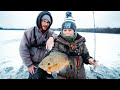 FIRST TIME Fishing EARLY Minnesota Ice!!! (Rare Catch)