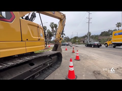 Construction begins on phase 1 of Santa Barbara roundabout project