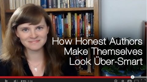 How Honest Authors Make Themselves Look Über-Smart