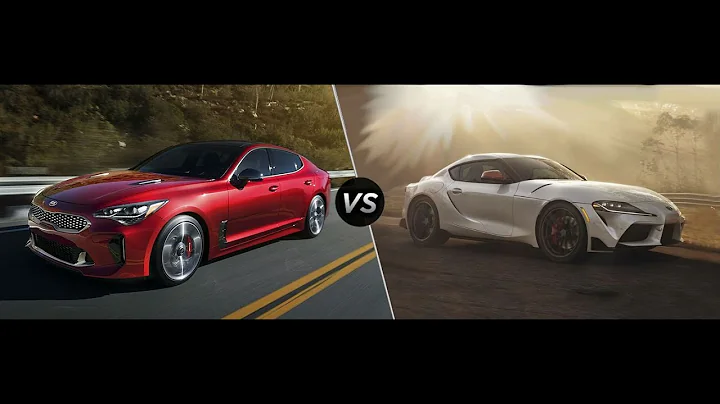 Toyota Supra Vs. Kia Stinger GT 1/4 Mile - 2 Races