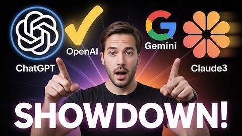 ChatGPT vs. Gemini vs. Claude 3: Which One is Best || Top 3 Ai Tools in 2025