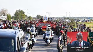 MWILI WA HAYATI JOHN POMBE MAGUFULI ULIVYOPELEKWA KWAO CHATO KUTOKA MWANZA!!