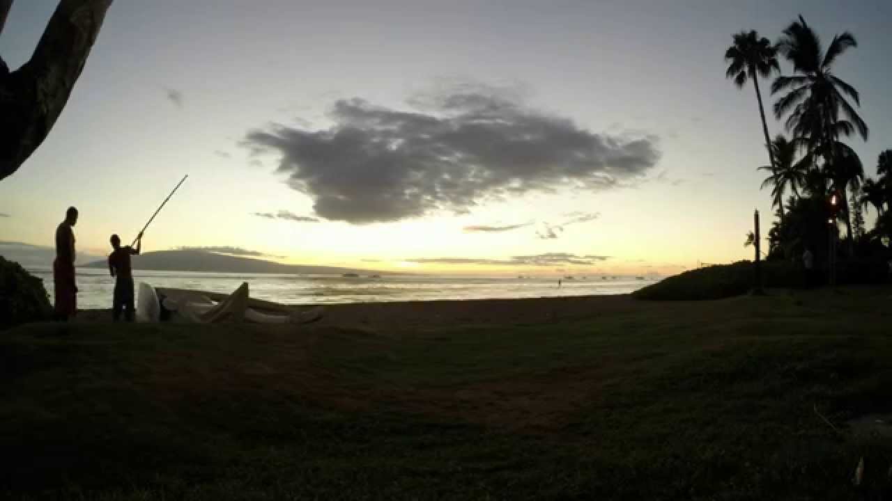 maui sunset time lapse