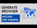 How to Generate Modern Browser Mockup for Website