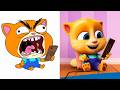Laugh with My Talking Tom 2 Funny Drawing Meme -Try not To laugh 😂😂😂