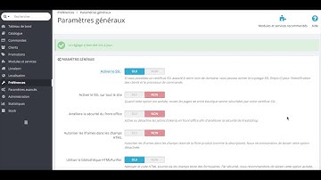 Activer le HTTPS sur Prestashop