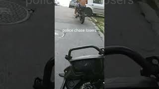 police chase losers #shorts #losers
