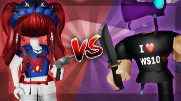 I 1v1 the BEST Murder Mystery 2 PLAYER (WS10)