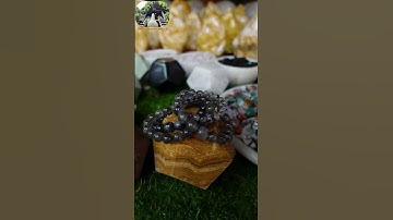 vòng tay đá thạch anh tóc đen- hai ngọn nến !