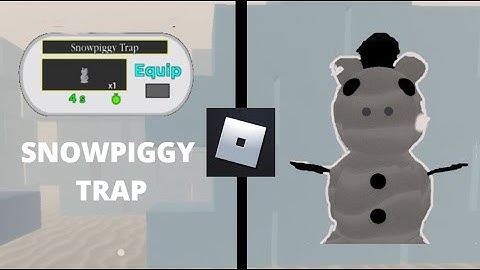How to UNLOCK SNOW PIGGY TRAP + SHOWCASE in PIGGY! (CHRISTMAS EVENT) [ROBLOX]