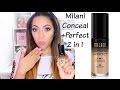 BASE DE MILANI PIEL GRASA (Conceal+Perfect 2 in 1)♥BeautybyNena