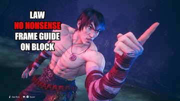 TEKKEN 8  - LAW against BLOCKED opponent. FRAME DATA learn and punish your opponent